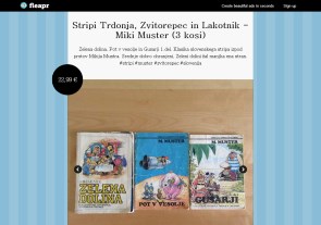 Stripi Trdonja, Zvitorepec in Lakotnik - Miki Muster (3 kosi)